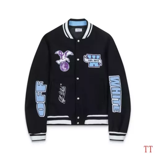Cheap Off-White Jackets Long Sleeved For Unisex #1370776 Replica Wholesale [$98.00 USD] [ITEM#1370776] on Replica Off-White Jackets