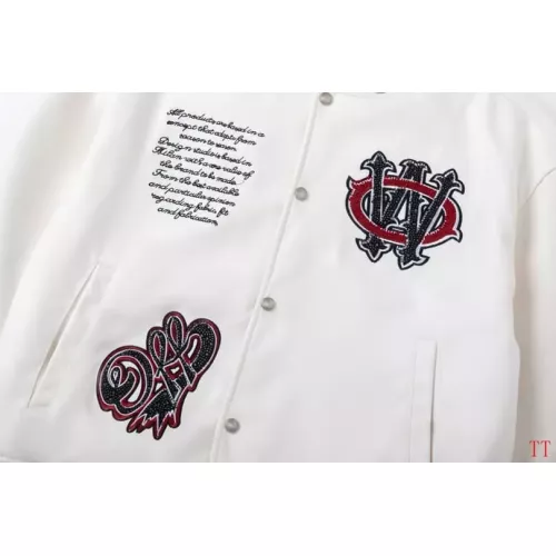 Cheap Off-White Jackets Long Sleeved For Unisex #1370777 Replica Wholesale [$98.00 USD] [ITEM#1370777] on Replica Off-White Jackets