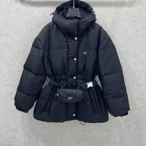 Prada Down Feather Coat Long Sleeved For Women #1370811