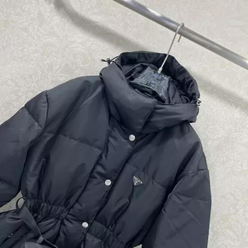 Cheap Prada Down Feather Coat Long Sleeved For Women #1370811 Replica Wholesale [$245.00 USD] [ITEM#1370811] on Replica Prada Down Feather Coat
