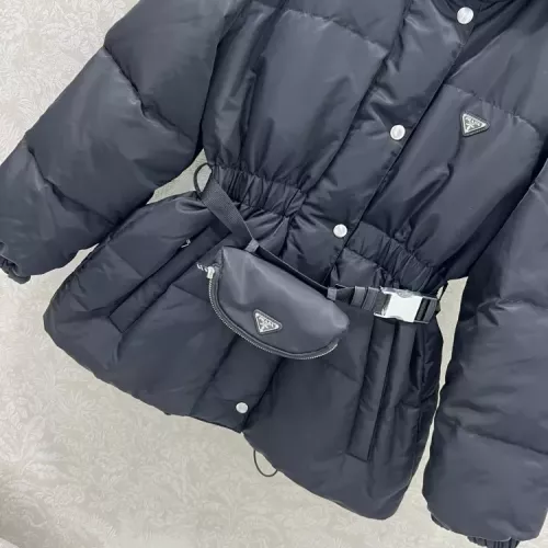 Cheap Prada Down Feather Coat Long Sleeved For Women #1370811 Replica Wholesale [$245.00 USD] [ITEM#1370811] on Replica Prada Down Feather Coat
