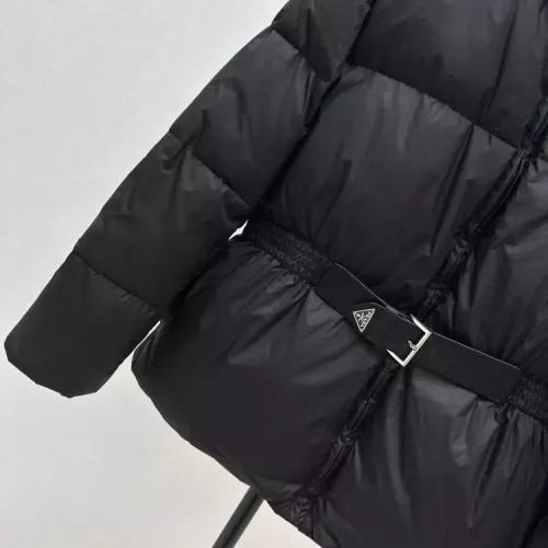 Cheap Prada Down Feather Coat Long Sleeved For Women #1370832 Replica Wholesale [$210.00 USD] [ITEM#1370832] on Replica Prada Down Feather Coat