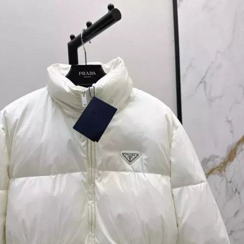 Cheap Prada Down Feather Coat Long Sleeved For Women #1370833 Replica Wholesale [$210.00 USD] [ITEM#1370833] on Replica Prada Down Feather Coat