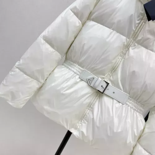 Cheap Prada Down Feather Coat Long Sleeved For Women #1370833 Replica Wholesale [$210.00 USD] [ITEM#1370833] on Replica Prada Down Feather Coat