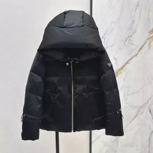 Prada Down Feather Coat Long Sleeved For Women #1370834