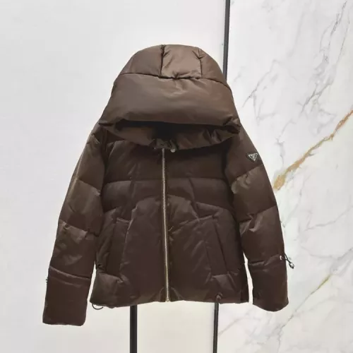 Prada Down Feather Coat Long Sleeved For Women #1370835