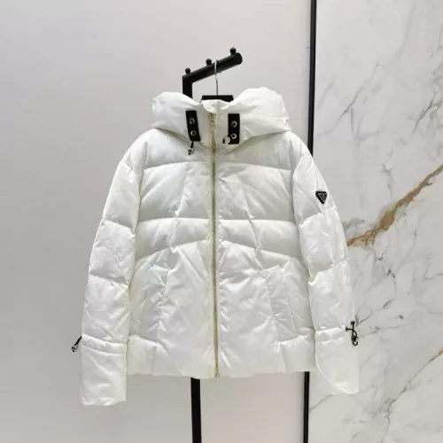 Cheap Prada Down Feather Coat Long Sleeved For Women #1370836 Replica Wholesale [$115.00 USD] [ITEM#1370836] on Replica Prada Down Feather Coat