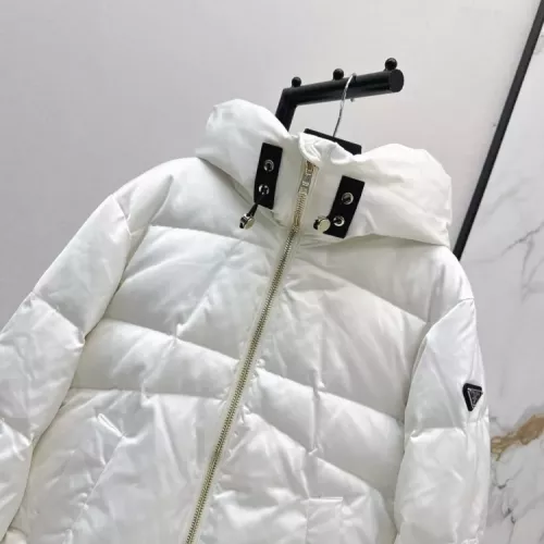 Cheap Prada Down Feather Coat Long Sleeved For Women #1370836 Replica Wholesale [$115.00 USD] [ITEM#1370836] on Replica Prada Down Feather Coat
