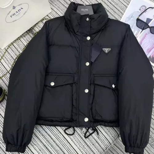 Prada Down Feather Coat Long Sleeved For Women #1370839