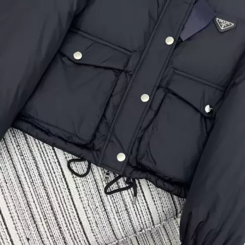 Cheap Prada Down Feather Coat Long Sleeved For Women #1370839 Replica Wholesale [$100.00 USD] [ITEM#1370839] on Replica Prada Down Feather Coat