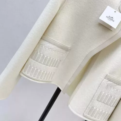 Cheap Hermes Jackets Long Sleeved For Women #1370980 Replica Wholesale [$261.16 USD] [ITEM#1370980] on Replica Hermes Jackets