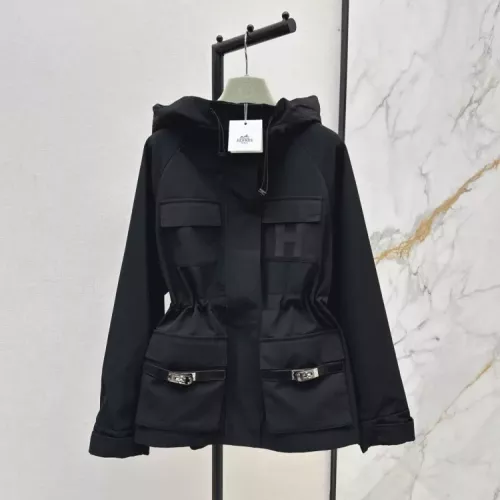 Cheap Hermes Jackets Long Sleeved For Women #1370990 Replica Wholesale [$162.00 USD] [ITEM#1370990] on Replica Hermes Jackets
