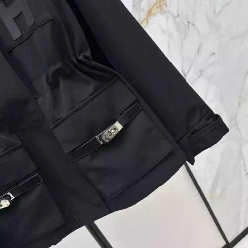 Cheap Hermes Jackets Long Sleeved For Women #1370990 Replica Wholesale [$162.00 USD] [ITEM#1370990] on Replica Hermes Jackets