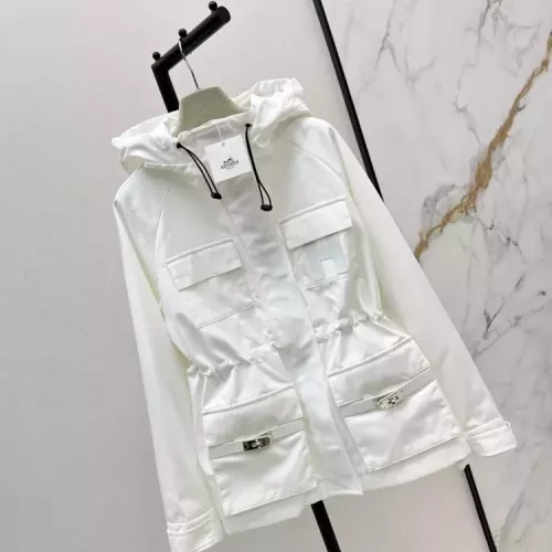 Cheap Hermes Jackets Long Sleeved For Women #1370991 Replica Wholesale [$162.00 USD] [ITEM#1370991] on Replica Hermes Jackets