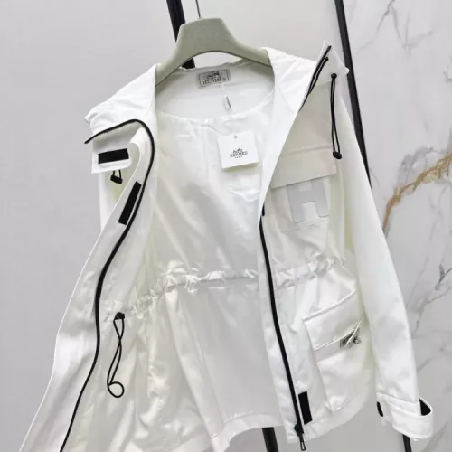 Cheap Hermes Jackets Long Sleeved For Women #1370991 Replica Wholesale [$162.00 USD] [ITEM#1370991] on Replica Hermes Jackets