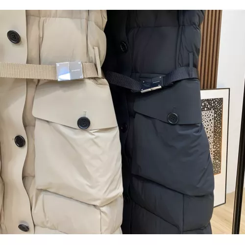 Cheap Burberry Down Feather Coat Long Sleeved For Women #1371051 Replica Wholesale [$261.16 USD] [ITEM#1371051] on Replica Burberry Down Feather Coat