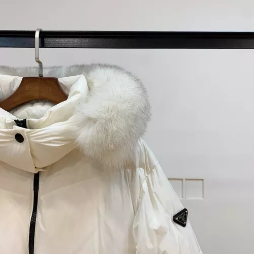 Cheap Prada Down Feather Coat Long Sleeved For Women #1371068 Replica Wholesale [$280.99 USD] [ITEM#1371068] on Replica Prada Down Feather Coat