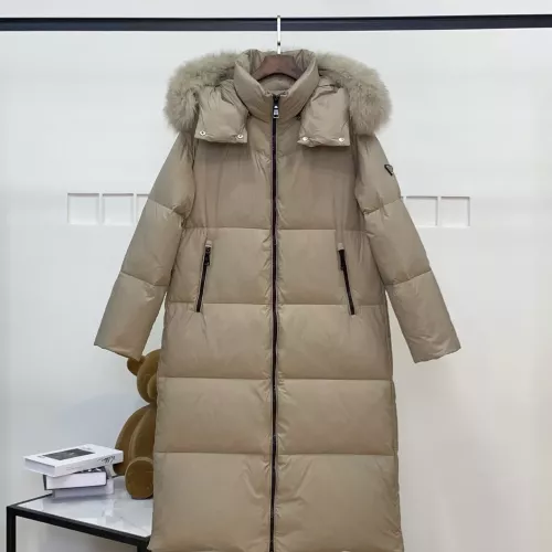 Prada Down Feather Coat Long Sleeved For Women #1371069