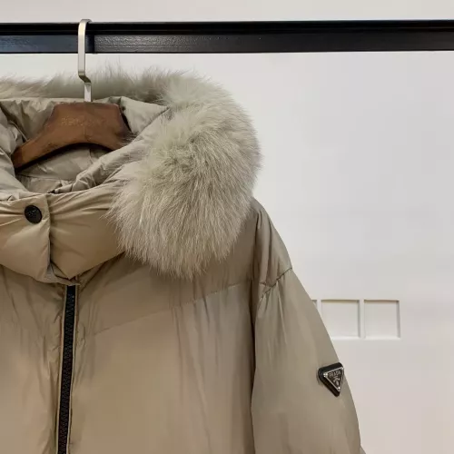 Cheap Prada Down Feather Coat Long Sleeved For Women #1371069 Replica Wholesale [$280.99 USD] [ITEM#1371069] on Replica Prada Down Feather Coat