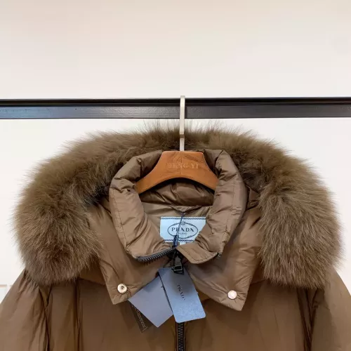 Cheap Prada Down Feather Coat Long Sleeved For Women #1371070 Replica Wholesale [$280.99 USD] [ITEM#1371070] on Replica Prada Down Feather Coat