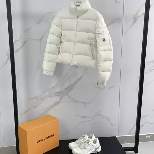 Cheap Moncler Down Feather Coat Long Sleeved For Women #1371072 Replica Wholesale [$160.00 USD] [ITEM#1371072] on Replica Moncler Down Feather Coat
