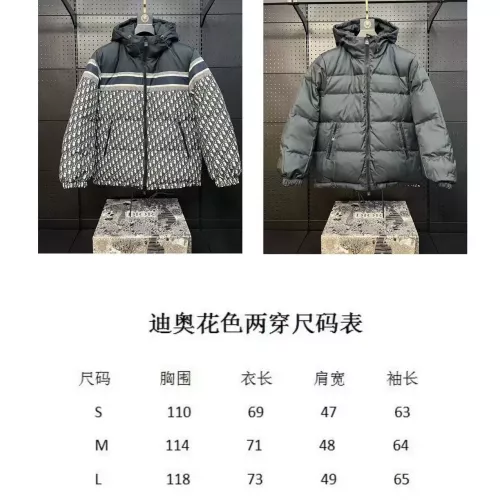 Cheap Christian Dior Down Feather Coat Long Sleeved For Unisex #1371096 Replica Wholesale [$162.00 USD] [ITEM#1371096] on Replica Christian Dior Down Feather Coat