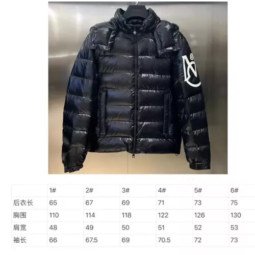 Cheap Moncler Down Feather Coat Long Sleeved For Men #1371103 Replica Wholesale [$160.00 USD] [ITEM#1371103] on Replica Moncler Down Feather Coat
