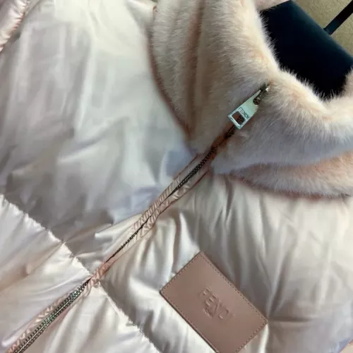Cheap Fendi Down Feather Coat Long Sleeved For Women #1371106 Replica Wholesale [$230.00 USD] [ITEM#1371106] on Replica Fendi Down Feather Coat