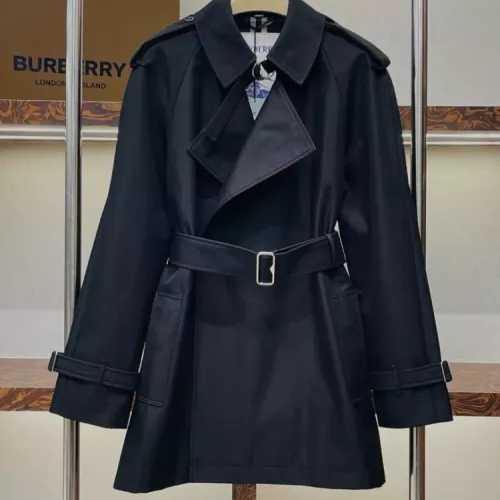 Burberry Trench Coat Long Sleeved For Women #1371110