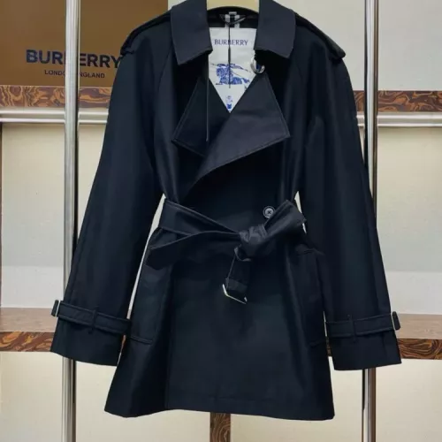 Cheap Burberry Trench Coat Long Sleeved For Women #1371110 Replica Wholesale [$172.00 USD] [ITEM#1371110] on Replica Burberry Trench Coat