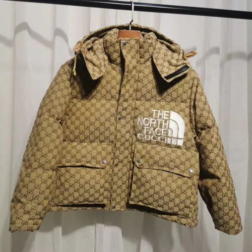 Cheap Gucci Down Feather Coat Long Sleeved For Women #1371114 Replica Wholesale [$132.00 USD] [ITEM#1371114] on Replica Gucci Down Feather Coat