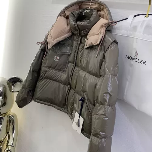 Cheap Moncler Down Feather Coat Long Sleeved For Women #1371144 Replica Wholesale [$170.00 USD] [ITEM#1371144] on Replica Moncler Down Feather Coat
