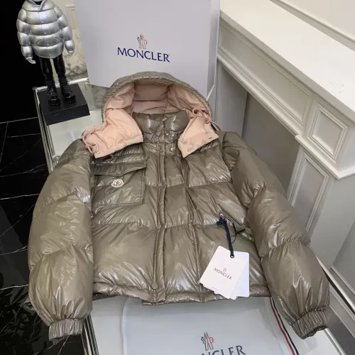 Cheap Moncler Down Feather Coat Long Sleeved For Women #1371144 Replica Wholesale [$170.00 USD] [ITEM#1371144] on Replica Moncler Down Feather Coat