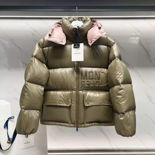 Cheap Moncler Down Feather Coat Long Sleeved For Women #1371165 Replica Wholesale [$160.00 USD] [ITEM#1371165] on Replica Moncler Down Feather Coat