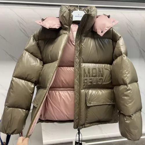 Cheap Moncler Down Feather Coat Long Sleeved For Women #1371165 Replica Wholesale [$160.00 USD] [ITEM#1371165] on Replica Moncler Down Feather Coat