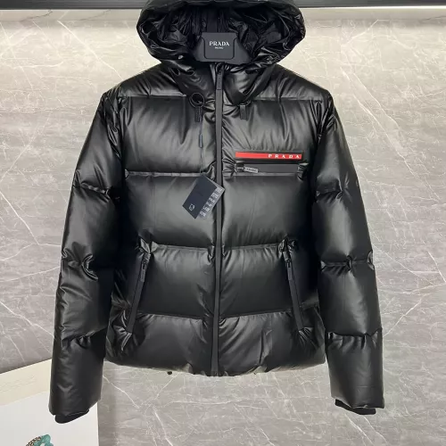 Cheap Prada Down Feather Coat Long Sleeved For Men #1371179 Replica Wholesale [$160.00 USD] [ITEM#1371179] on Replica Prada Down Feather Coat