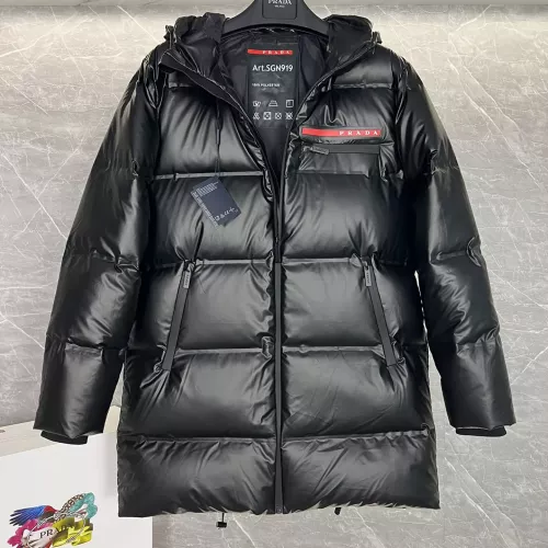 Cheap Prada Down Feather Coat Long Sleeved For Men #1371180 Replica Wholesale [$210.00 USD] [ITEM#1371180] on Replica Prada Down Feather Coat