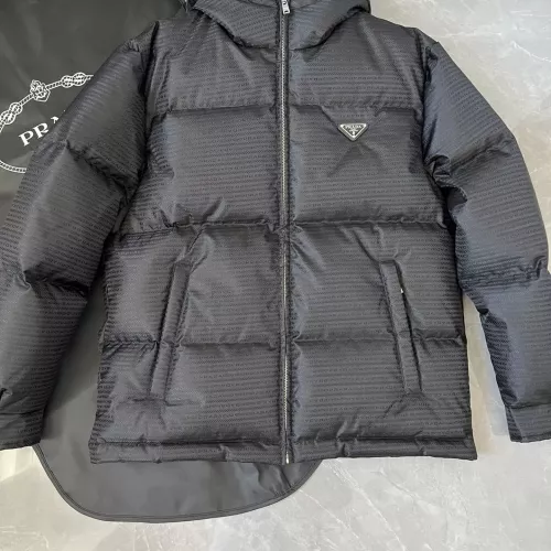 Cheap Prada Down Feather Coat Long Sleeved For Men #1371190 Replica Wholesale [$175.00 USD] [ITEM#1371190] on Replica Prada Down Feather Coat