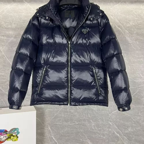 Cheap Prada Down Feather Coat Long Sleeved For Men #1371199 Replica Wholesale [$175.00 USD] [ITEM#1371199] on Replica Prada Down Feather Coat