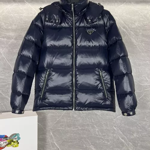 Cheap Prada Down Feather Coat Long Sleeved For Men #1371199 Replica Wholesale [$175.00 USD] [ITEM#1371199] on Replica Prada Down Feather Coat