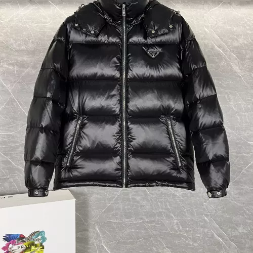 Cheap Prada Down Feather Coat Long Sleeved For Men #1371200 Replica Wholesale [$175.00 USD] [ITEM#1371200] on Replica Prada Down Feather Coat