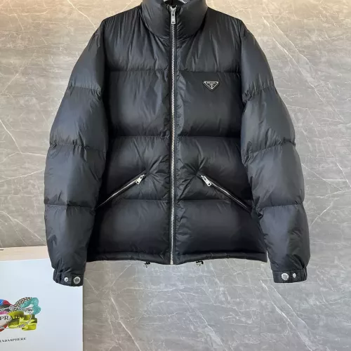 Cheap Prada Down Feather Coat Long Sleeved For Men #1371201 Replica Wholesale [$175.00 USD] [ITEM#1371201] on Replica Prada Down Feather Coat