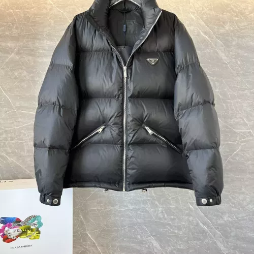Cheap Prada Down Feather Coat Long Sleeved For Men #1371201 Replica Wholesale [$175.00 USD] [ITEM#1371201] on Replica Prada Down Feather Coat