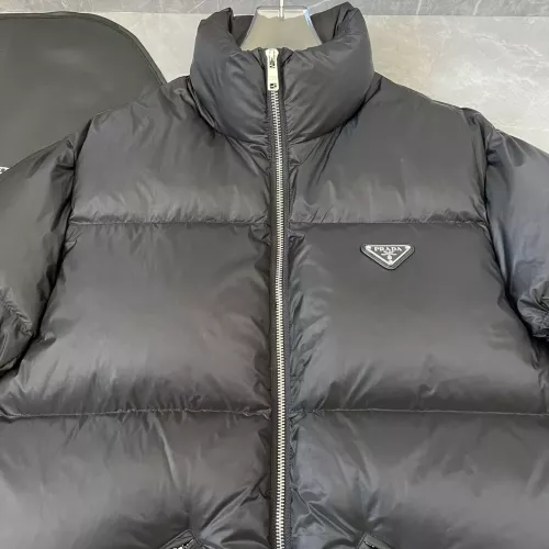 Cheap Prada Down Feather Coat Long Sleeved For Men #1371201 Replica Wholesale [$175.00 USD] [ITEM#1371201] on Replica Prada Down Feather Coat