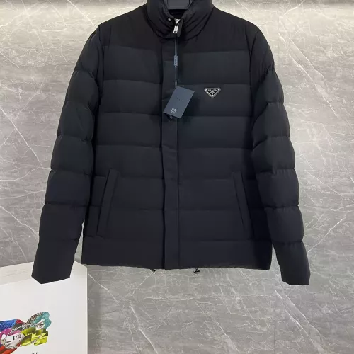Cheap Prada Down Feather Coat Long Sleeved For Men #1371203 Replica Wholesale [$175.00 USD] [ITEM#1371203] on Replica Prada Down Feather Coat