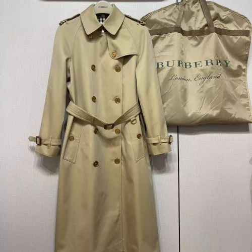 Burberry Trench Coat Long Sleeved For Women #1371204
