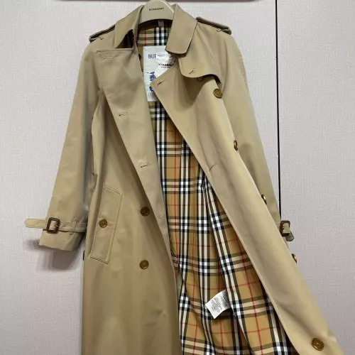 Cheap Burberry Trench Coat Long Sleeved For Women #1371204 Replica Wholesale [$160.00 USD] [ITEM#1371204] on Replica Burberry Trench Coat