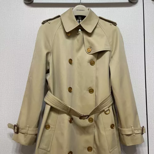 Cheap Burberry Trench Coat Long Sleeved For Women #1371204 Replica Wholesale [$160.00 USD] [ITEM#1371204] on Replica Burberry Trench Coat