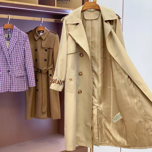Cheap Burberry Trench Coat Long Sleeved For Women #1371205 Replica Wholesale [$170.00 USD] [ITEM#1371205] on Replica Burberry Trench Coat