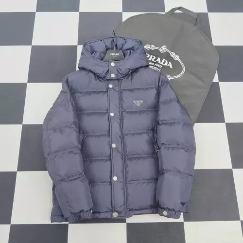 Cheap Prada Down Feather Coat Long Sleeved For Men #1371228 Replica Wholesale [$192.00 USD] [ITEM#1371228] on Replica Prada Down Feather Coat